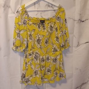 HARPER 241 Lg smocked top 💙💙💙💙